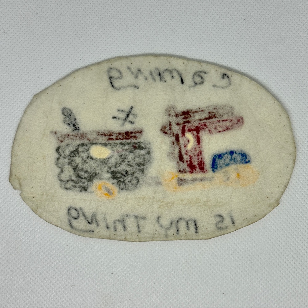 Camping patch ⛺️ hand painted - Picture 2 of 2